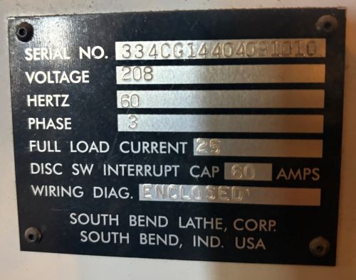 South Bend Turn-nado Lathe - Image 5